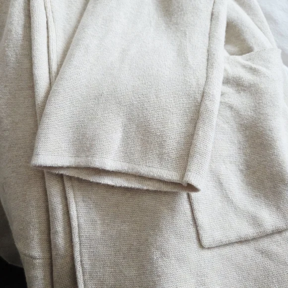 Quince 100% Organic Cotton Knit Blazer Size Large - Picture 8 of 9